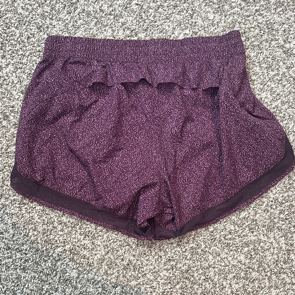 Athleta Printed Mesh Racer Run Short 4” - Picture 2 of 3